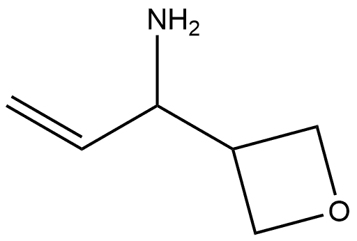 α-Ethenyl-3-oxetanemethanamine Struktur