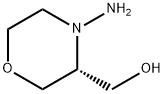 (3R)-4-Amino-3-morpholinemethanol Struktur