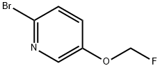 Pyridine, 2-bromo-5-(fluoromethoxy)- Struktur