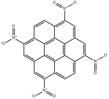 Coronene, 1,4,7,10-tetranitro- Struktur