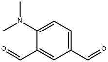 1,3-Benzenedicarboxaldehyde, 4-(dimethylamino)- Struktur