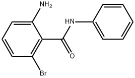 2-Amino-6-bromo-N-phenylbenzamide Struktur