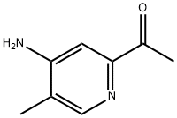 Ethanone, 1-(4-amino-5-methyl-2-pyridinyl)- Struktur