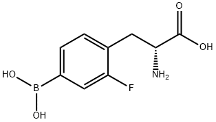 4-Borono-2-fluoro-D-phenylalanine Struktur