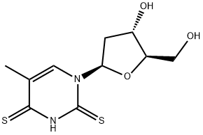 2,4-Dithiothymidine Struktur