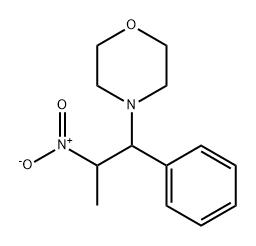 Morpholine, 4-(2-nitro-1-phenylpropyl)- Struktur