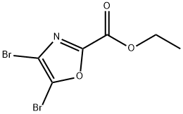 Ethyl 4,5-dibromo-2-oxazolecarboxylate Structure