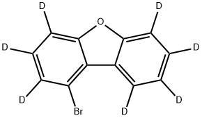 Dibenzofuran-1,2,3,4,6,7,8-d7, 9-bromo- Struktur