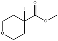 Methyl tetrahydro-4-iodo-2H-pyran-4-carboxylate Struktur