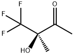 2-Butanone, 4,4,4-trifluoro-3-hydroxy-3-methyl-, (3R)- Struktur