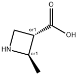 rel-(2R,3S)-2-Methyl-3-azetidinecarboxylic acid Struktur