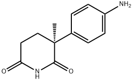 (3S)-3-(4-Aminophenyl)-3-methyl-2,6-piperidinedione Struktur