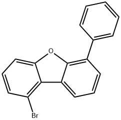 1-Bromo-6-phenyldibenzofuran Struktur