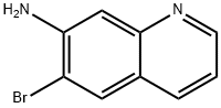 6-Bromo-7-quinolinamine Struktur