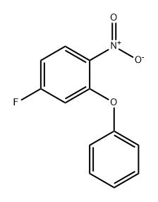 Benzene, 4-fluoro-1-nitro-2-phenoxy- Struktur