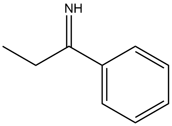 Benzenemethanimine, α-ethyl- Struktur