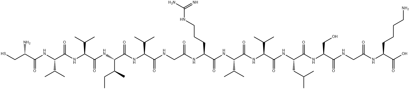 HCV NS4A PROTEIN (22-34) (H STRAIN) Struktur