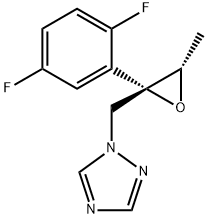 1H-1,2,4-Triazole, 1-[[(2S,3S)-2-(2,5-difluorophenyl)-3-methyl-2-oxiranyl]methyl]- Struktur