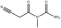 Acetamide, N-(aminocarbonyl)-2-cyano-N-methyl- Struktur