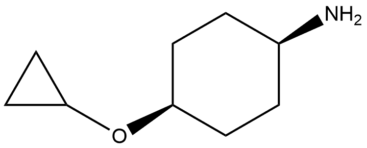 cis-4-Cyclopropoxy-cyclohexylamine Struktur