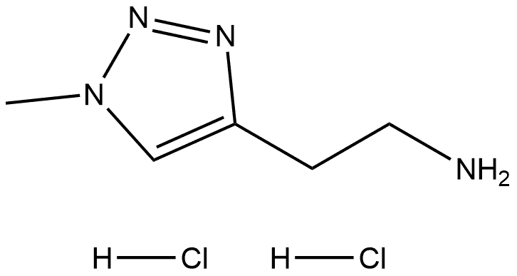 1H-1,2,3-Triazole-4-ethanamine, 1-methyl-, hydrochloride (1:2) Struktur