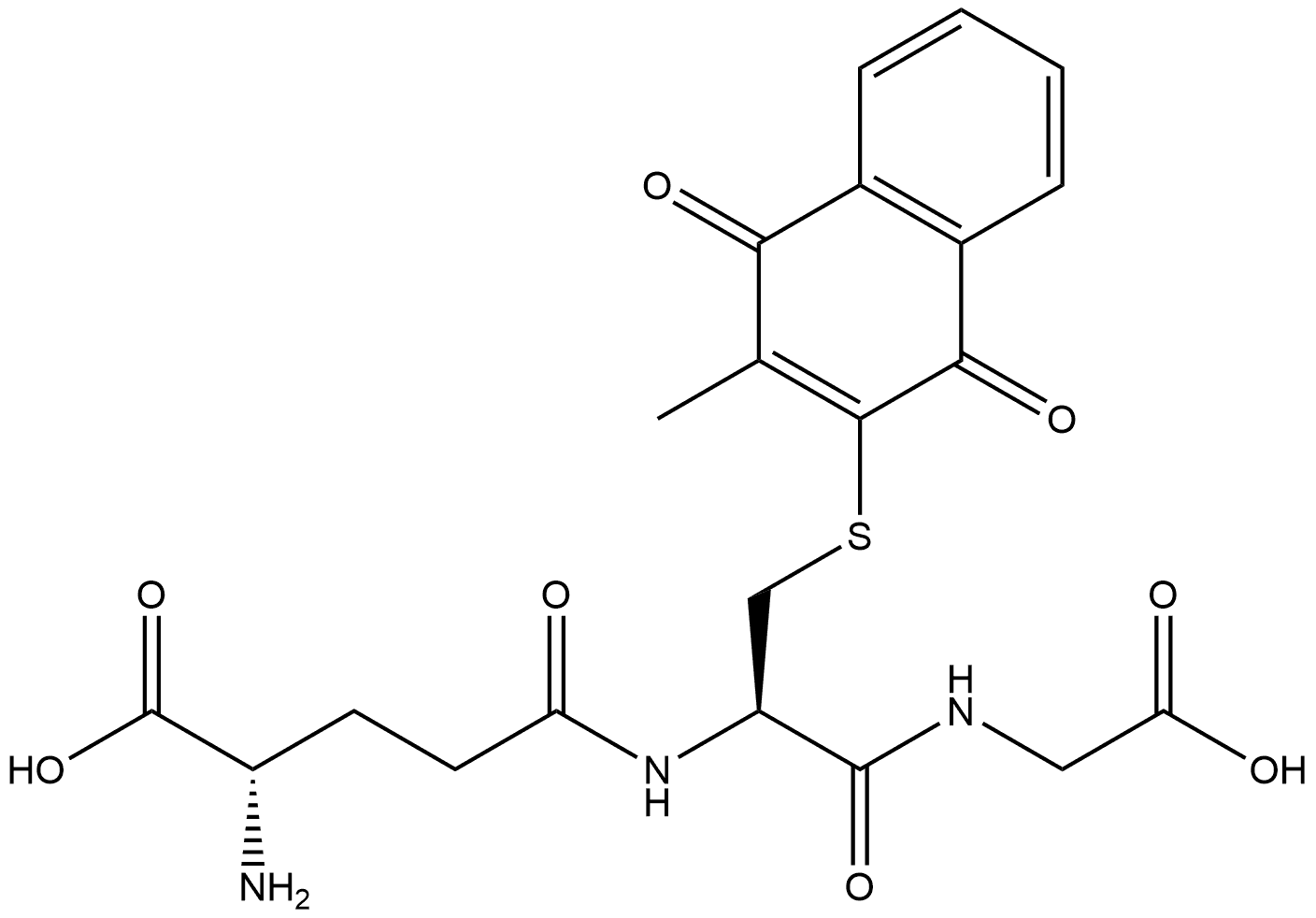 Glycine, L-γ-glutamyl-S-(1,4-dihydro-3-methyl-1,4-dioxo-2-naphthalenyl)-L-cysteinyl-