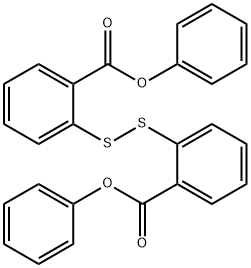 Benzoic acid, 2,2'-dithiobis-, diphenyl ester (9CI)