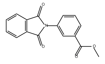 Benzoic acid, 3-(1,3-dihydro-1,3-dioxo-2H-isoindol-2-yl)-, methyl ester Struktur