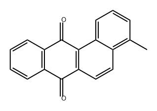 Benz[a]anthracene-7,12-dione, 4-methyl- Struktur