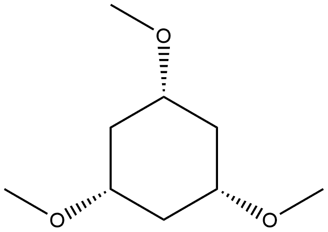 (1α,3α,5α)-1,3,5-Trimethoxycyclohexane Struktur