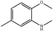 Benzenamine, 2-methoxy-N,5-dimethyl- Struktur