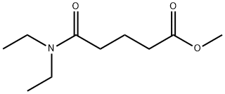 Pentanoic acid, 5-(diethylamino)-5-oxo-, methyl ester Struktur