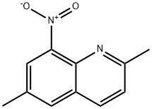 2,6-dimethyl-8-nitroquinoline Struktur