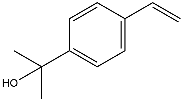 2-(4-vinylphenyl)propan-2-ol Struktur