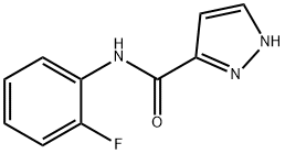 1H-Pyrazole-3-carboxamide, N-(2-fluorophenyl)- Struktur