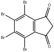 1H-Indene-1,3(2H)-dione, 4,5,6,7-tetrabromo- Struktur