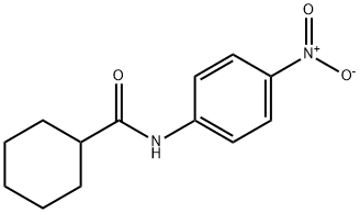 Cyclohexanecarboxamide, N-(4-nitrophenyl)- Struktur