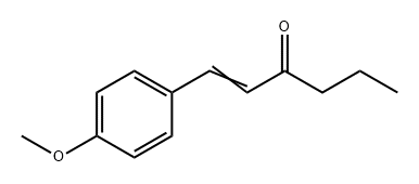 1-Hexen-3-one, 1-(4-methoxyphenyl)- Struktur