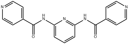 4-Pyridinecarboxamide, N,N'-2,6-pyridinediylbis- Struktur