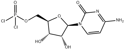 Cytidine, 5'-phosphorodichloridate (8CI,9CI) Struktur