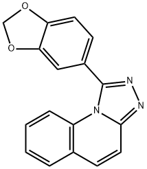 1-(1,3-BENZODIOXOL-5-YL)[1,2,4]TRIAZOLO[4,3-A]QUINOLINE Struktur