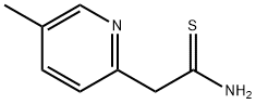 2-Pyridineethanethioamide, 5-methyl- Struktur