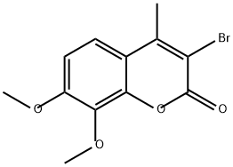 2H-1-Benzopyran-2-one, 3-bromo-7,8-dimethoxy-4-methyl-