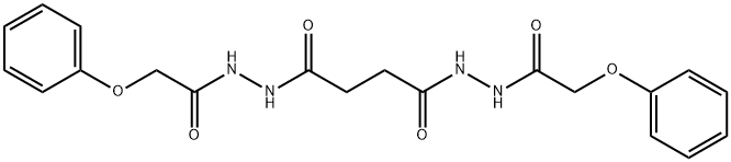 N'1,N'4-bis(phenoxyacetyl)succinohydrazide Struktur