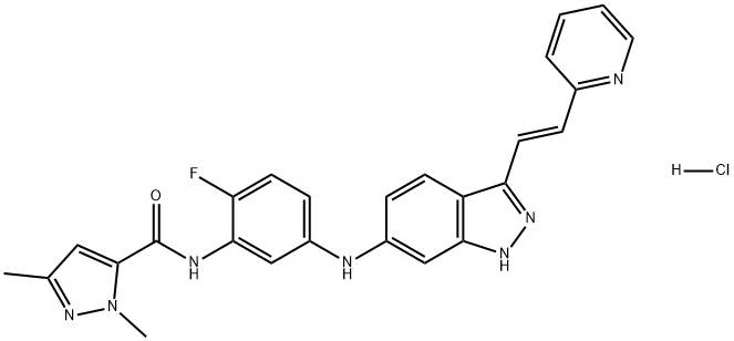 AG-13958 monohydrochloride Struktur