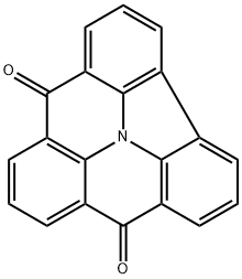 苯并[1,8]中氮茚并[2,3,4,5,6-DEFG]吖啶-7,11-二酮 結(jié)構式