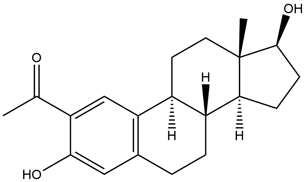 17β-Estradiol 2-Acetate Struktur