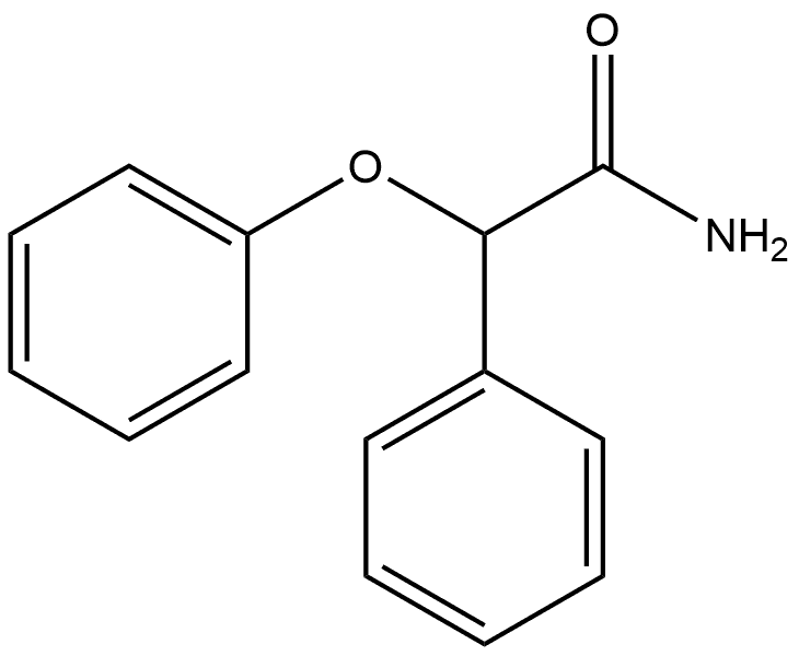 2-Phenoxy-2-phenylacetamide Struktur