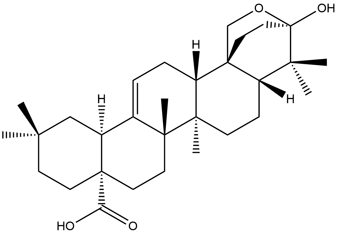 lantanolic acid Struktur