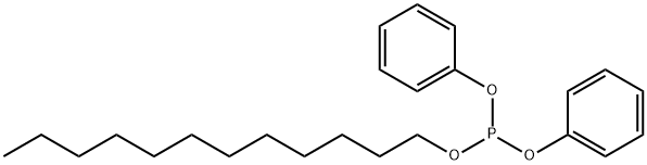 Phosphorous acid dodecyldiphenyl ester Struktur